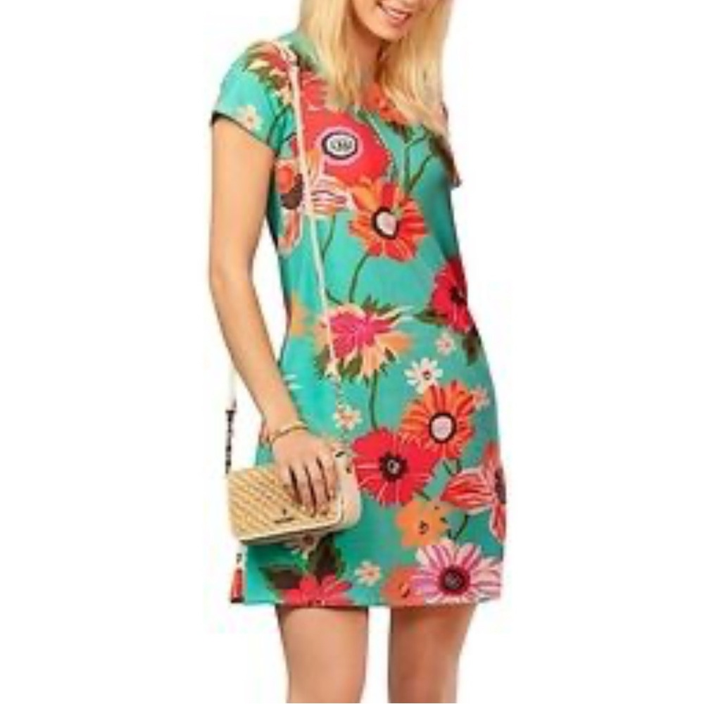 Spartina Sleeveless Floral Midi Dress Medium